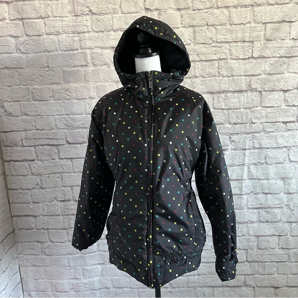 Burton reversible puff jacket white duck down